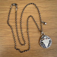 Load image into Gallery viewer, Labradorite Ghostie Pendant Necklace / 19”