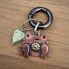 Load image into Gallery viewer, Reggie the Frog Copper Charm