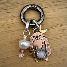 Load image into Gallery viewer, Luna the Bunny Copper &amp; Pink Opal Charm