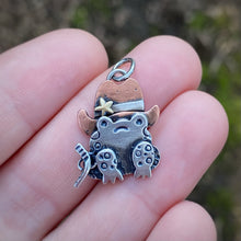 Load image into Gallery viewer, “The Sheriff” Frog Necklace / Choose Your Own Chain Length!