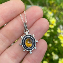 Load image into Gallery viewer, Rose Cut Citrine Necklace / 17”