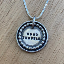 Load image into Gallery viewer, Good Trouble Necklace {B} / 18”