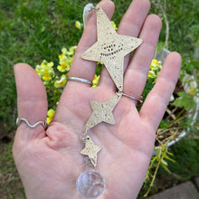 Load image into Gallery viewer, Brass Starry Suncatcher {B}