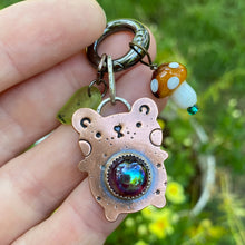 Load image into Gallery viewer, William the Bear Jumbo Copper Charm