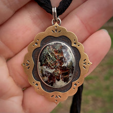 Load image into Gallery viewer, Phlogopite Ornate Frame Necklace