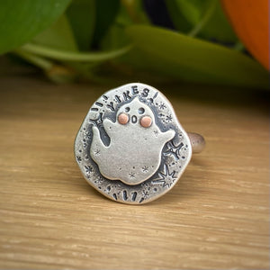 Ghostie Ring / Size 9.25