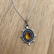 Load image into Gallery viewer, Rose Cut Citrine Necklace / 17”