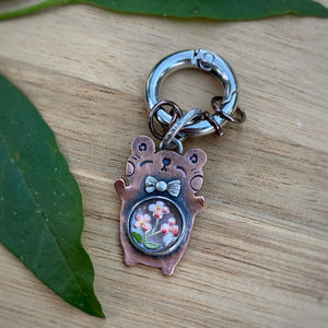 Susie the Bear Copper Charm