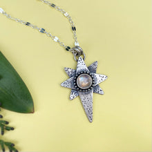 Load image into Gallery viewer, Stardust Necklace - Rainbow Moonstone / 18” / Made to Order