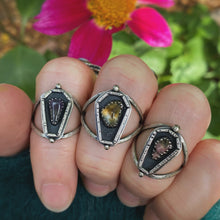 Load image into Gallery viewer, Amethyst Coffin Ring / Size 7.75