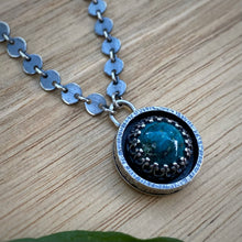 Load image into Gallery viewer, Mineral Park Turquoise Shadowbox Necklace / 15.75”