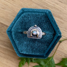 Load image into Gallery viewer, Synthetic Opal Arch Ring / Size 7.5