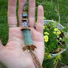 Load image into Gallery viewer, Brass &amp; Copper Beaded Chime {A}