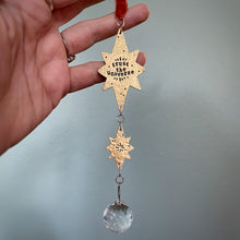 Load image into Gallery viewer, Brass Starry Suncatcher {D}