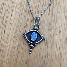 Load image into Gallery viewer, Synthetic Opal Eye Necklace {A} / 16”