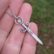Load image into Gallery viewer, Pearl Sword Necklace / 20”