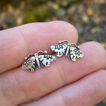 Load image into Gallery viewer, Moth Stud Earrings {A}