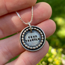 Load image into Gallery viewer, Good Trouble Necklace {B} / 18”