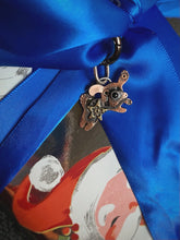 Load image into Gallery viewer, Steak the Pup Copper &amp; Black Onyx Charm