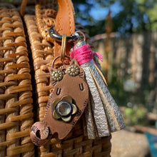Load image into Gallery viewer, Dan the Cat Glitter Copper Charm