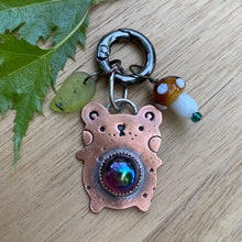 Load image into Gallery viewer, William the Bear Jumbo Copper Charm