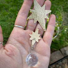 Load image into Gallery viewer, Brass Starry Suncatcher {E}