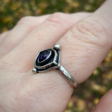 Load image into Gallery viewer, Amethyst Evil Eye Ring / Size 10.25