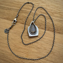 Load image into Gallery viewer, Black Sapphire Reversible Graveyard Necklace / 16”