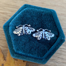 Load image into Gallery viewer, Moth Stud Earrings {A}