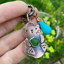 Load image into Gallery viewer, Ivy the Otter Jumbo Copper Charm