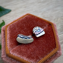 Load image into Gallery viewer, Hamburger &amp; Hot Dog Stud Earrings