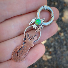 Load image into Gallery viewer, Starla the Gator Copper Charm