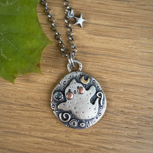 Labradorite Ghostie Pendant Necklace / 22”