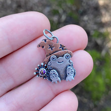 Load image into Gallery viewer, “The Wizard” Frog Necklace / Choose Your Own Chain Length!