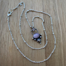 Load image into Gallery viewer, Kunzite &amp; Peach Moonstone Dotty Necklace / 17”