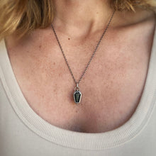 Load image into Gallery viewer, Aventurine Coffin Necklace / 20”