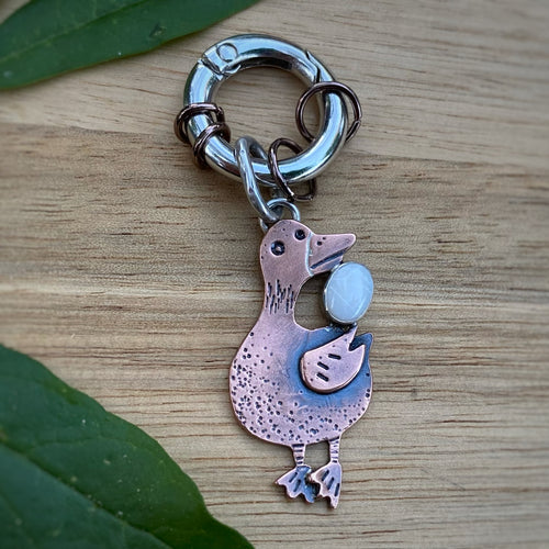 Gary the Goose Copper Charm