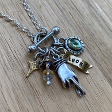 Load image into Gallery viewer, Peridot Luck Charm Necklace / 20”