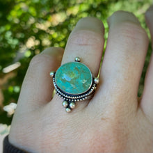 Load image into Gallery viewer, Turquoise Mountain Statement Ring / Size 7.25 - 7.5