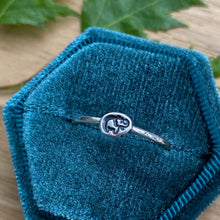 Load image into Gallery viewer, Tiny Elephant Stamped Ring / Size 7.5