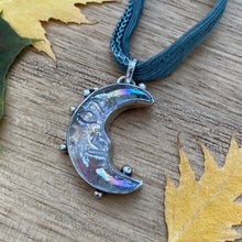 Load image into Gallery viewer, Glass Celestial Choker Pendant {B}