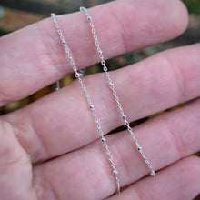 Load image into Gallery viewer, Sterling Silver Saturn Chain / 16"