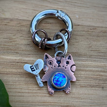 Load image into Gallery viewer, Cheesecake the Frenchie Copper Charm