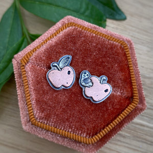 Rotten Apple Stud Earrings