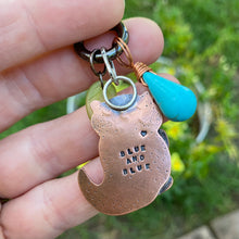 Load image into Gallery viewer, Rusty the Otter Jumbo Copper Charm