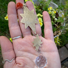 Load image into Gallery viewer, Brass Starry Suncatcher {D}