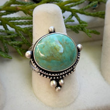 Load image into Gallery viewer, Turquoise Mountain Statement Ring / Size 7.25 - 7.5