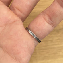 Load image into Gallery viewer, Mixed Metal Mini Mushie Stacker Ring / Size 5.75