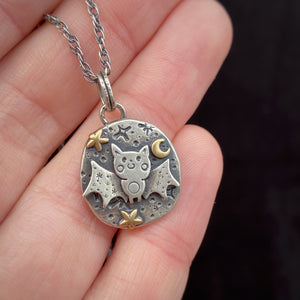 Frickin’ Bats Pendant Necklace / 17”