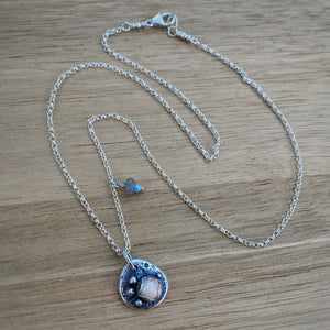 Ethiopian Opal Pebble Necklace / 17”